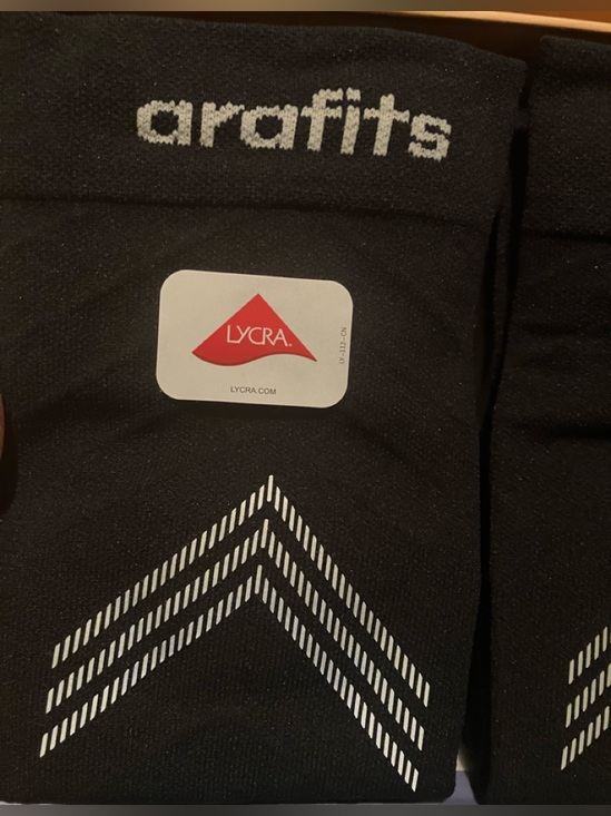 Arafits Accessories - New, Arafits Compression Black Socks, Size XL